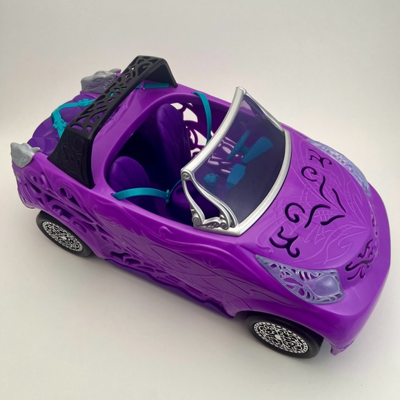 Monster High -Scaris City Of Frights- Purple Convertible Sports Car- 2012💜 - Picture 3 of 10